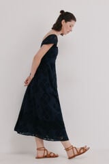 Hoss Intropia Abril. Vestido calado Negro
