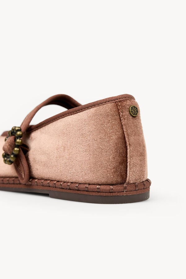 Hoss Intropia Mar&iacute;a. Veneciana de terciopelo Rosa
