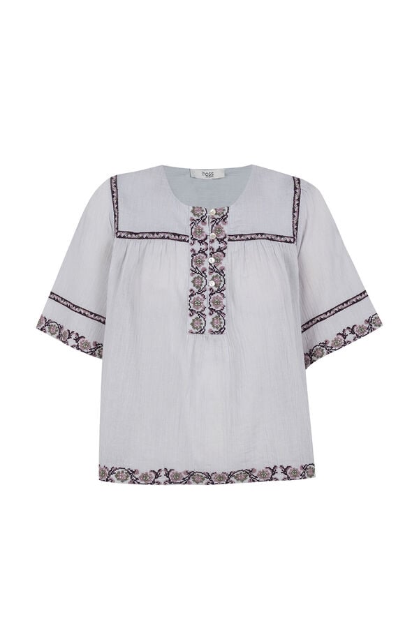 Hoss Intropia Cecile. Blusa fluida Azul