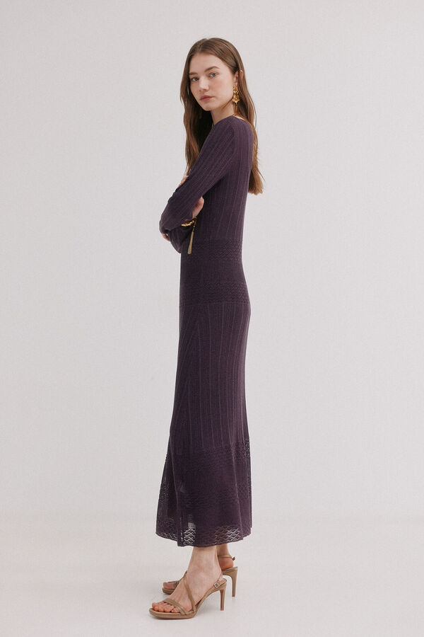 Hoss Intropia Ada. Vestido calado Morado