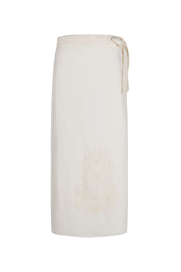 Hoss Intropia Renata. Falda cruzada Beige