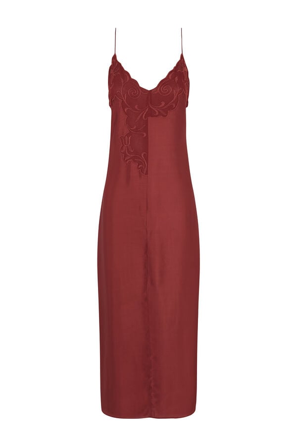 Hoss Intropia Vestido lencero bordado Amalia Granada