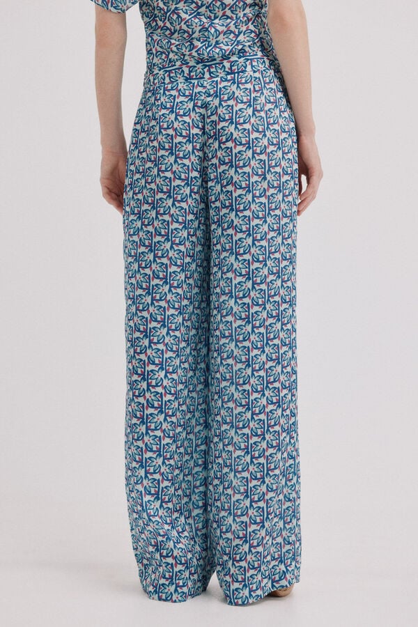 Hoss Intropia Patri. Cal&ccedil;a estampada  Multicolorido