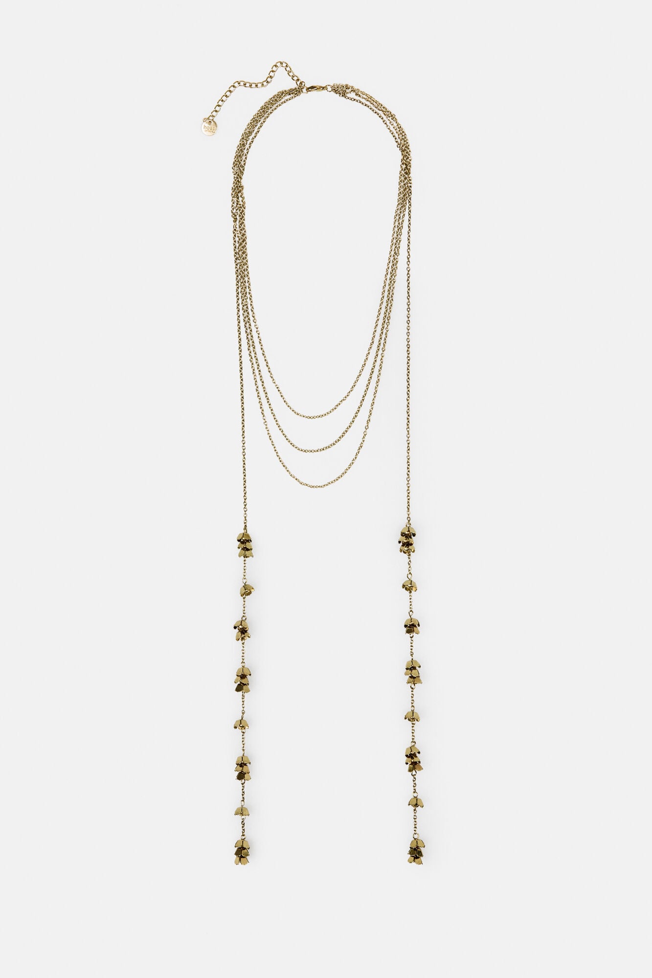 Hoss Intropia Luisa. Collar corbatero ba&ntilde;ado en oro