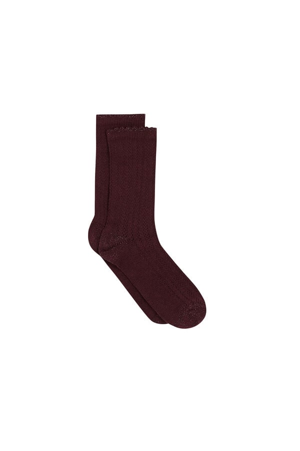 Hoss Intropia Lavinia. Meias rendadas com lurex Granada