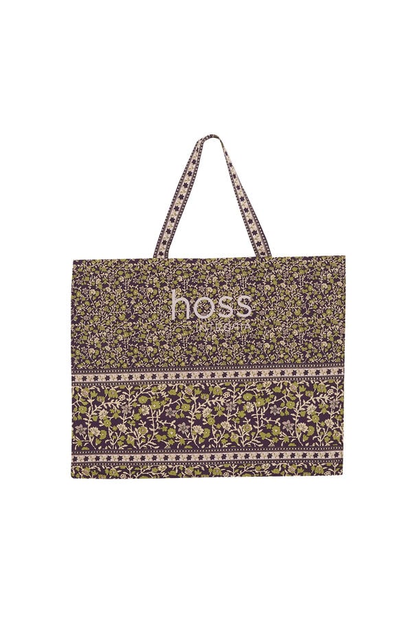 Hoss Intropia Naomi. Bolsa estampada algod&oacute;n Multicolor
