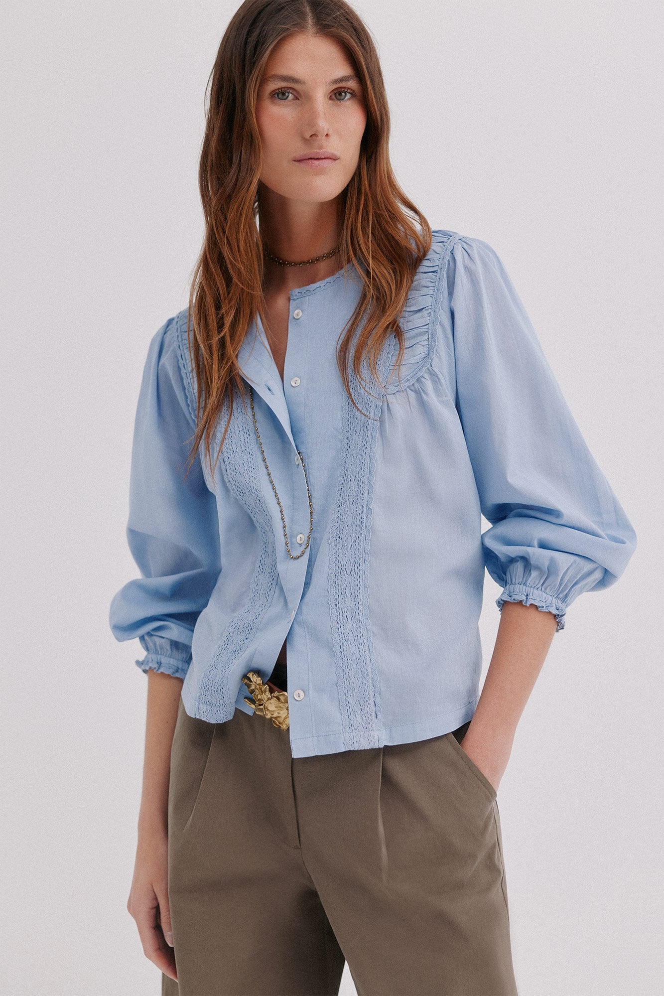 Hoss Intropia Caelia. Blusa flu&iacute;da