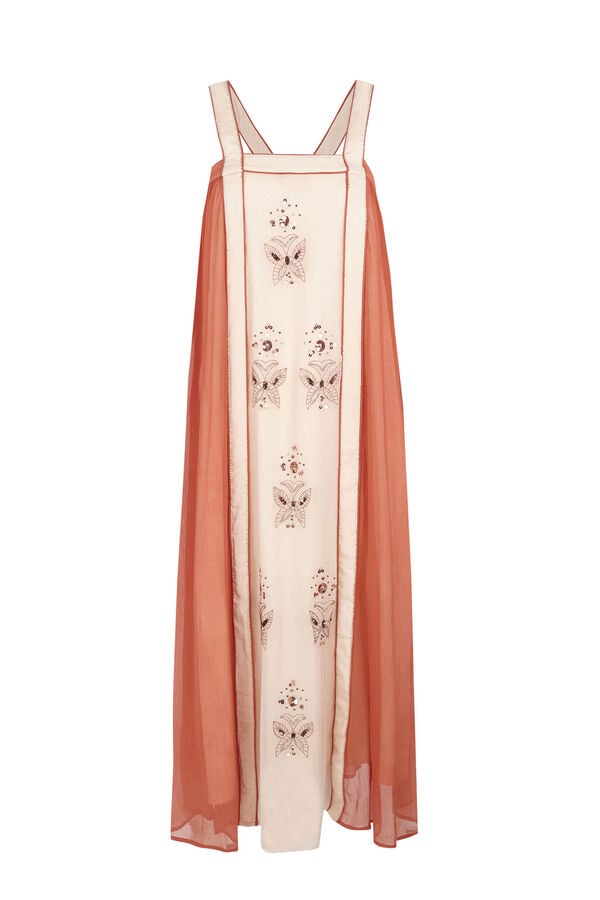 Hoss Intropia Asela. Vestido con abalorios Coral