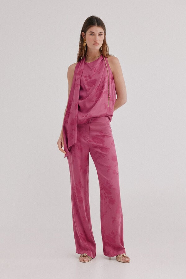 Hoss Intropia Celine. Blusa jacquard Subiu
