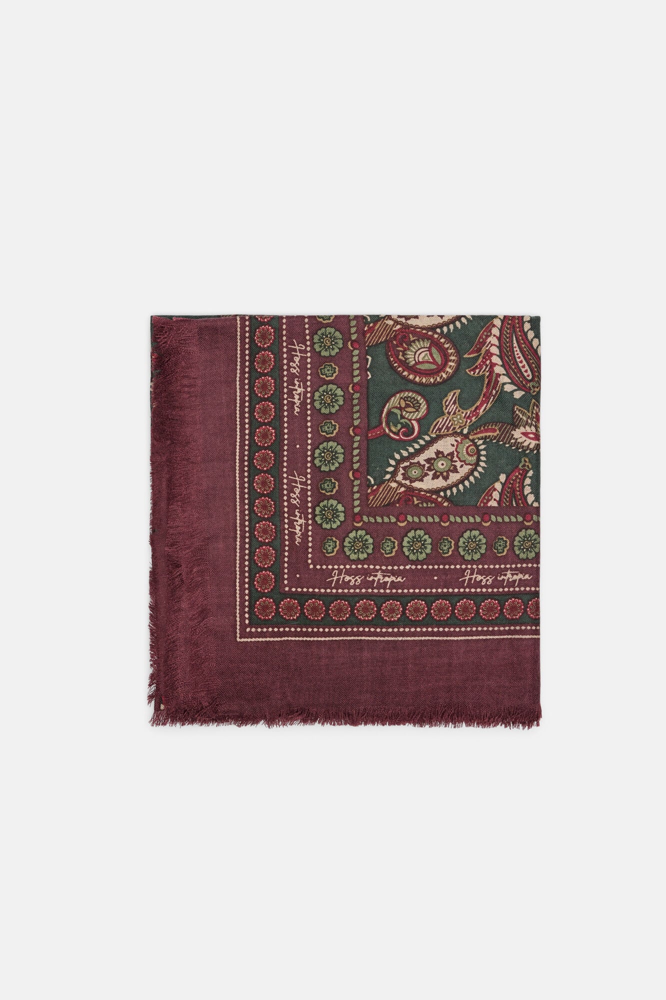 Hoss Intropia Lili. Bandana de l&atilde; estampada