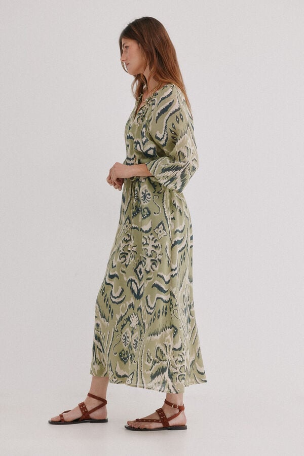 Hoss Intropia Amina. Vestido comprido estampado Verde