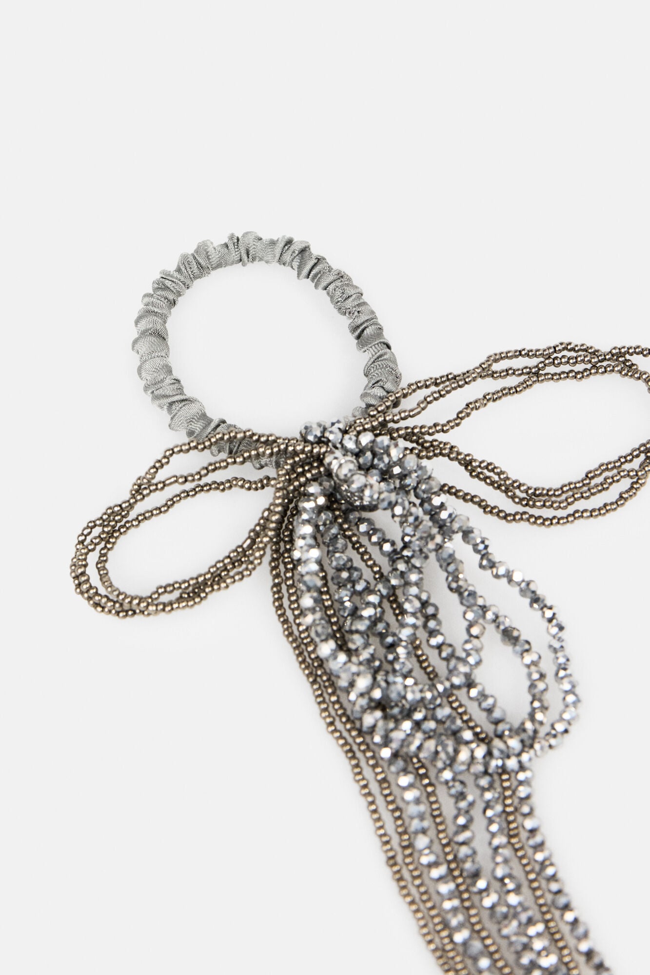 Hoss Intropia Leticia. Coletero plateado de beads