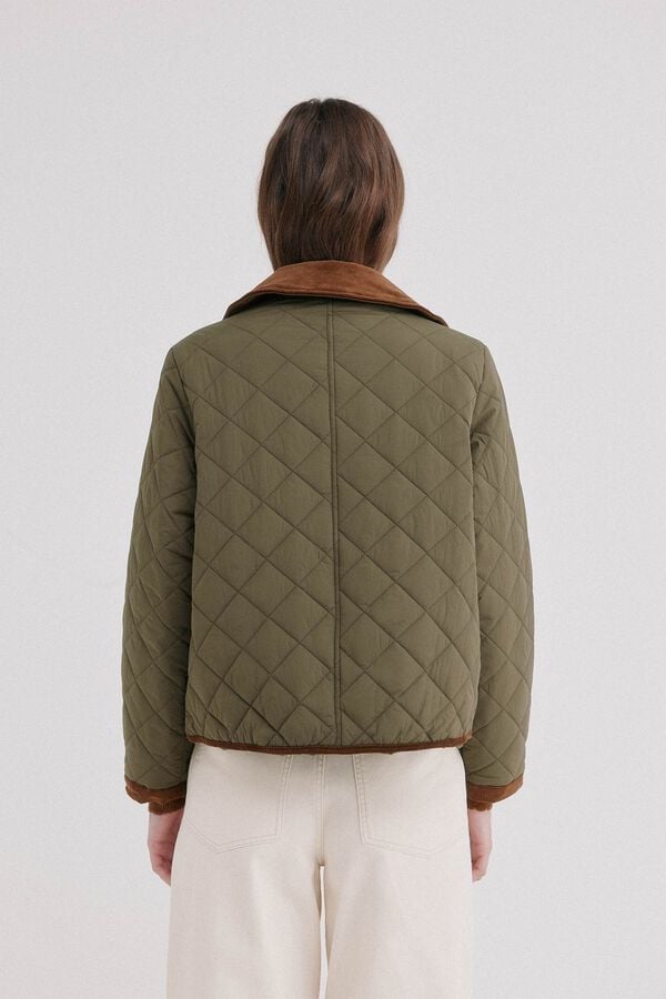 Hoss Intropia Devora. Casaco acolchoado Khaki