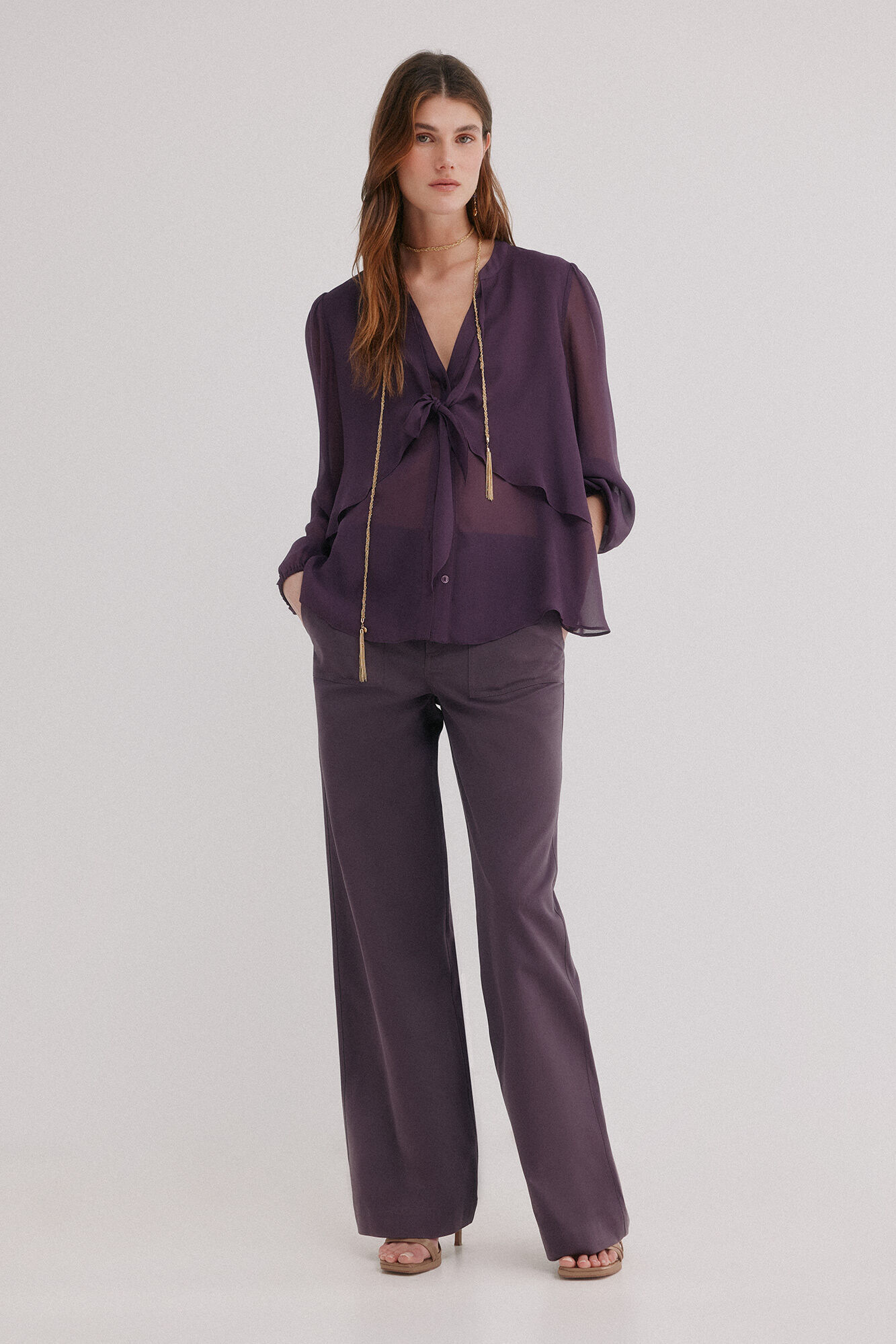 Hoss Intropia Gala. Blusa com la&ccedil;ada