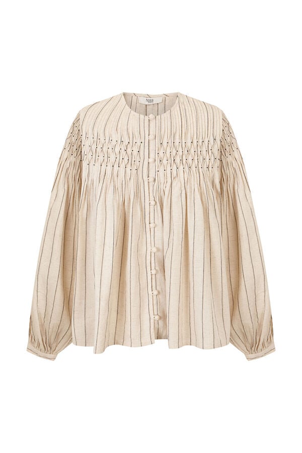 Hoss Intropia Cayetana. Blusa fluida Ecru