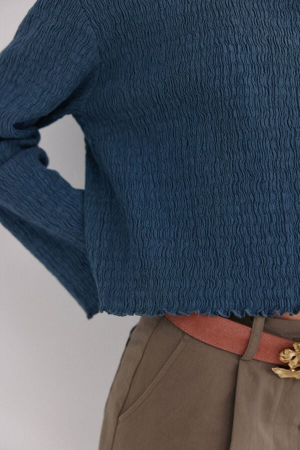 Hoss Intropia Maggie. Jersey calado Azul marino