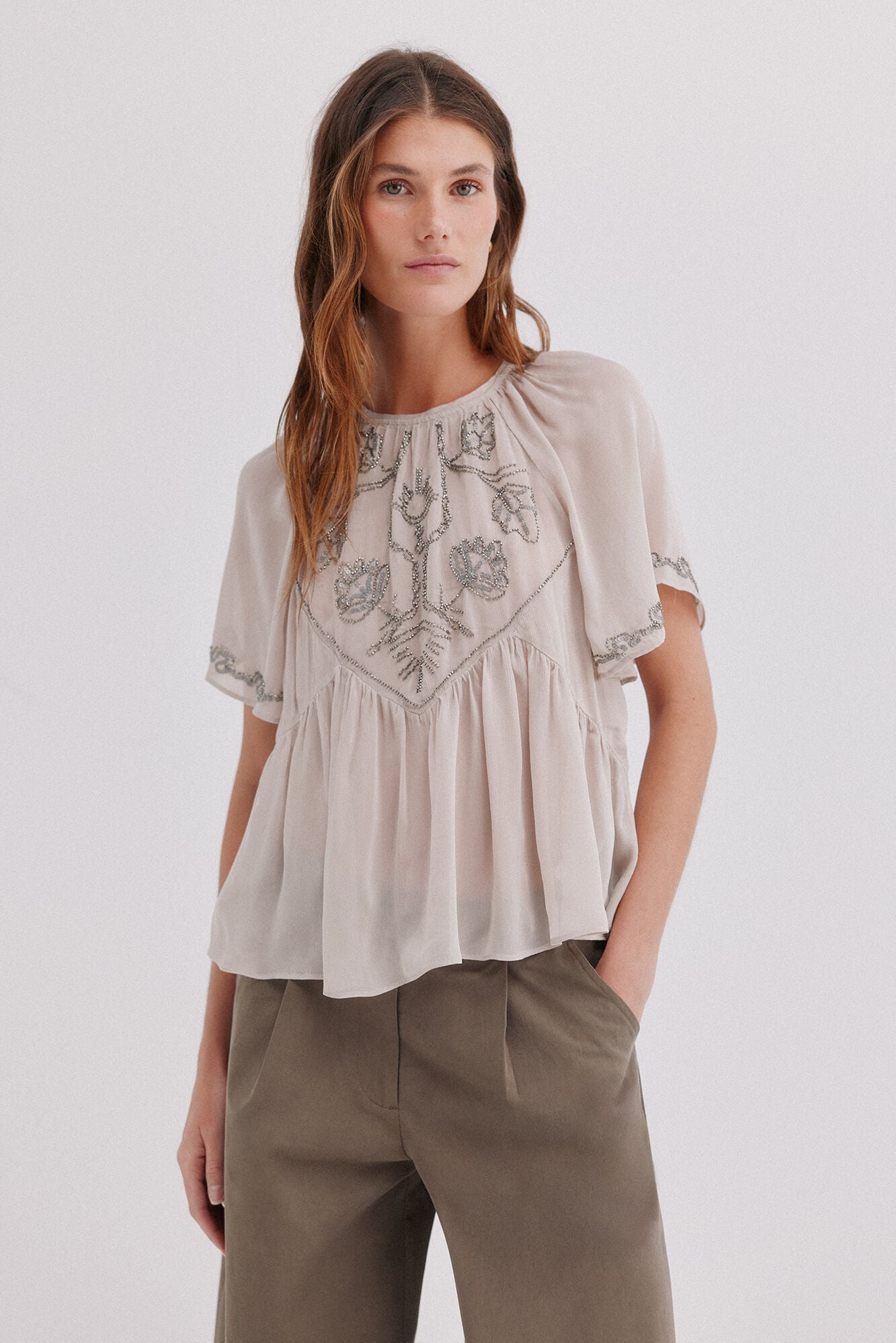 Hoss Intropia Carol. Blusa flu&iacute;da