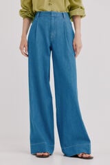 Hoss Intropia Bibiana. Jeans pernera ancha Azul marino