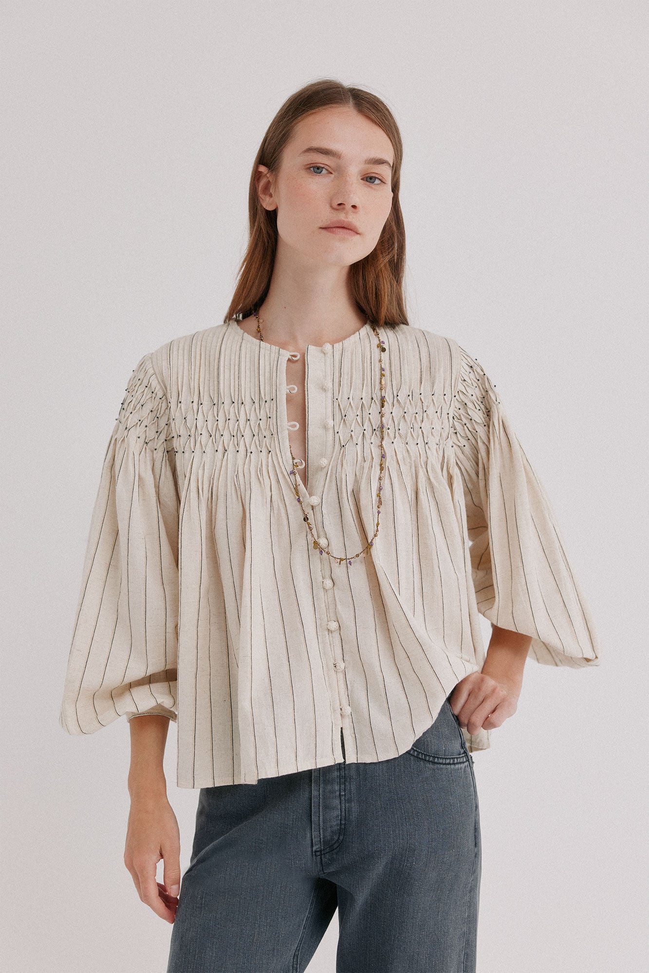 Hoss Intropia Cayetana. Blusa fluida