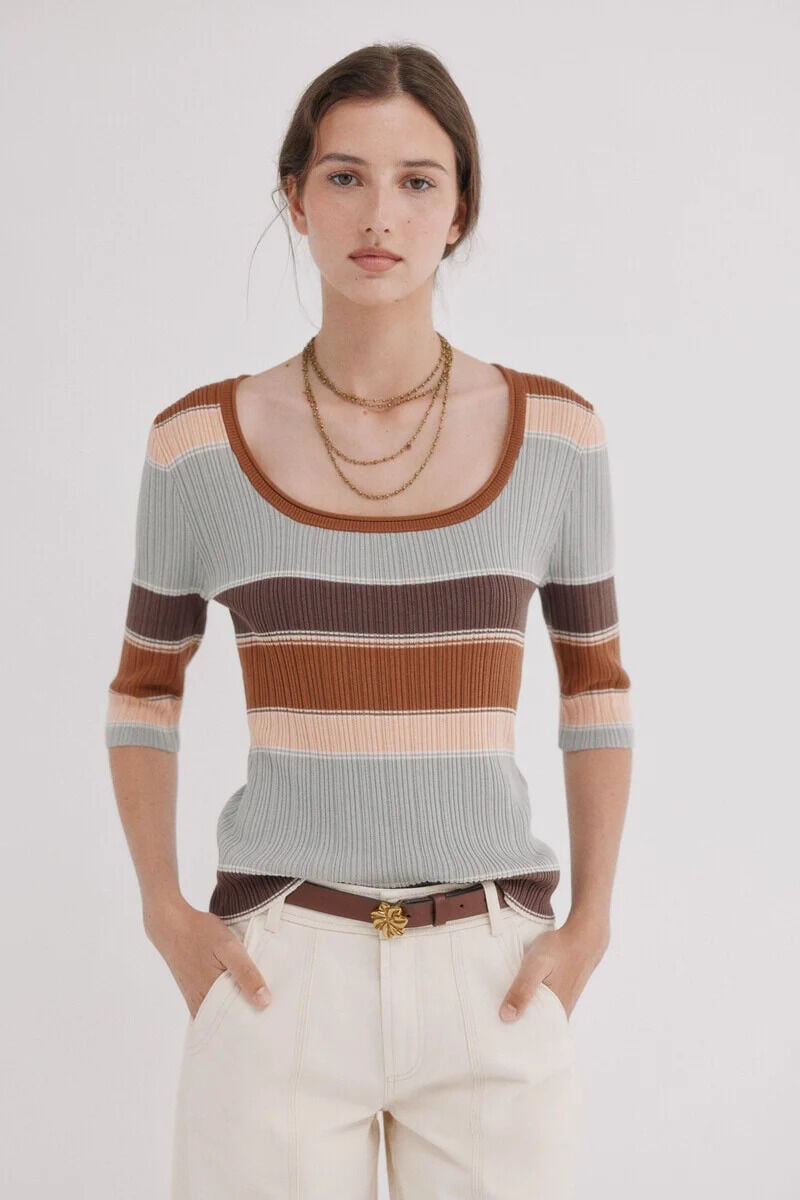 Conjunto de betty, top e cinto