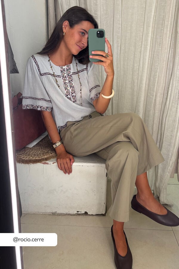 Conjunto de pietracal&ccedil;a e cecile